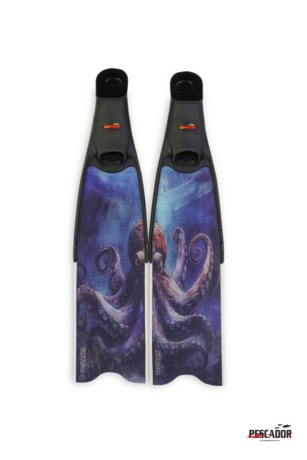 PESCADOR SUB 100% NUEVAS ALETAS  3D PULPO 1 PAIR