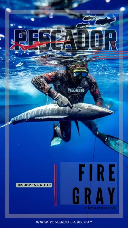 PESCADOR SUB FIRE GRAY 3MM YAMAMOTO  WETSUIT